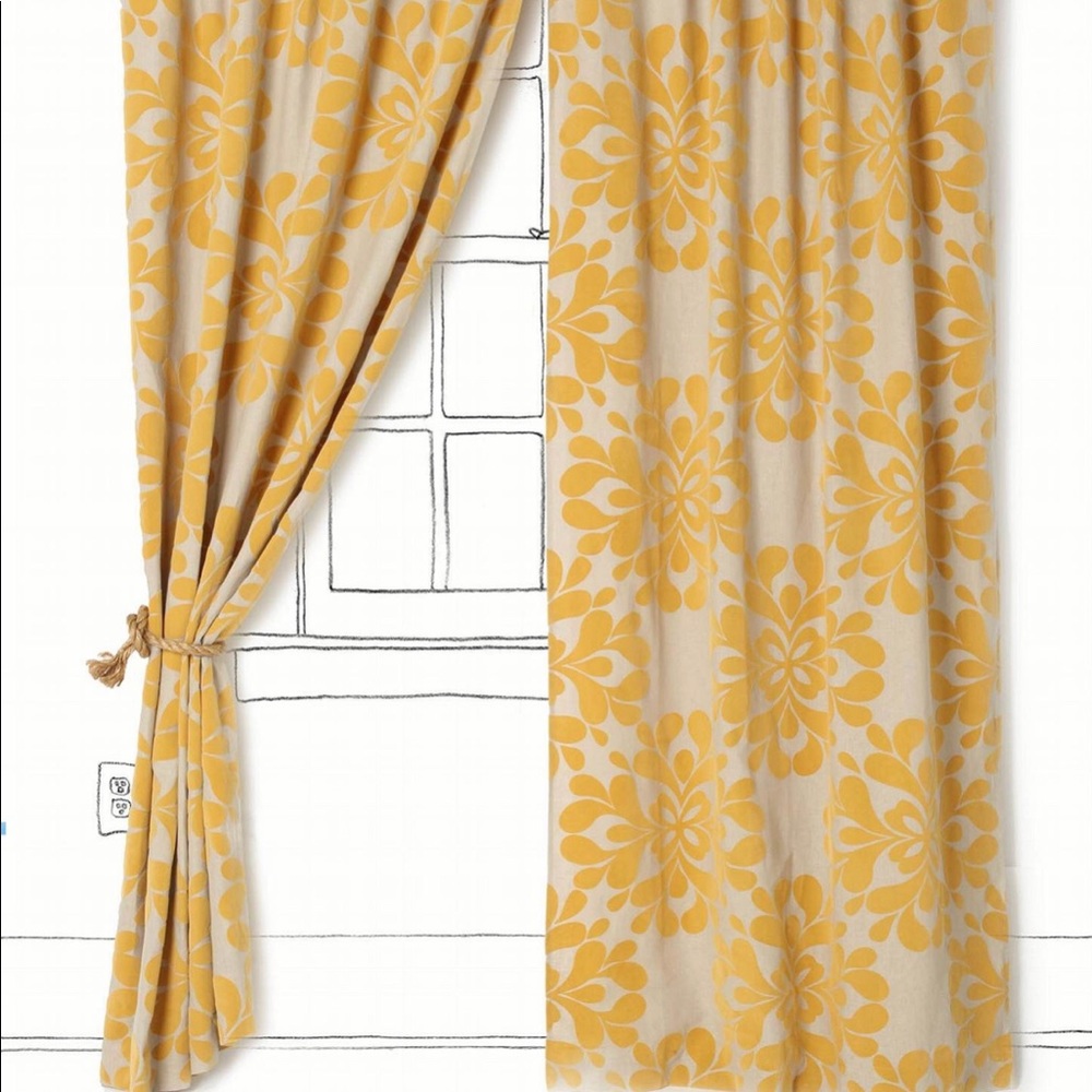 Anthropologie Coqo Curtains -  108”